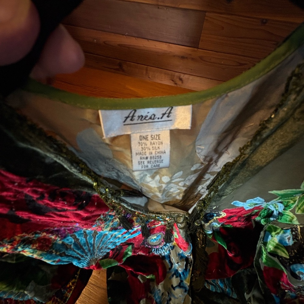 Anis A. Multicolor Floral Kimono - Picture 5 of 6